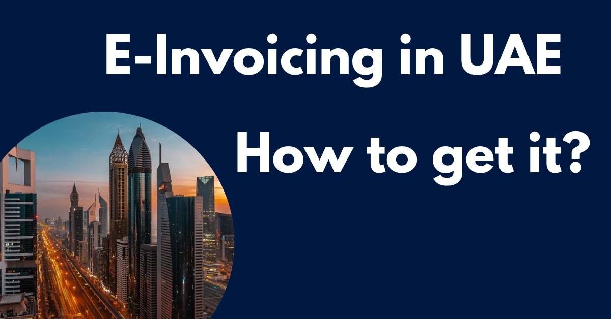 how to get e-invoice uae